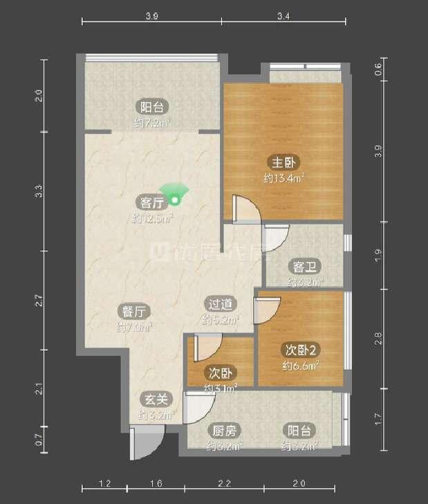 整租·长虹虹色嘉苑