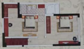 天汇城2室2厅2卫户型图