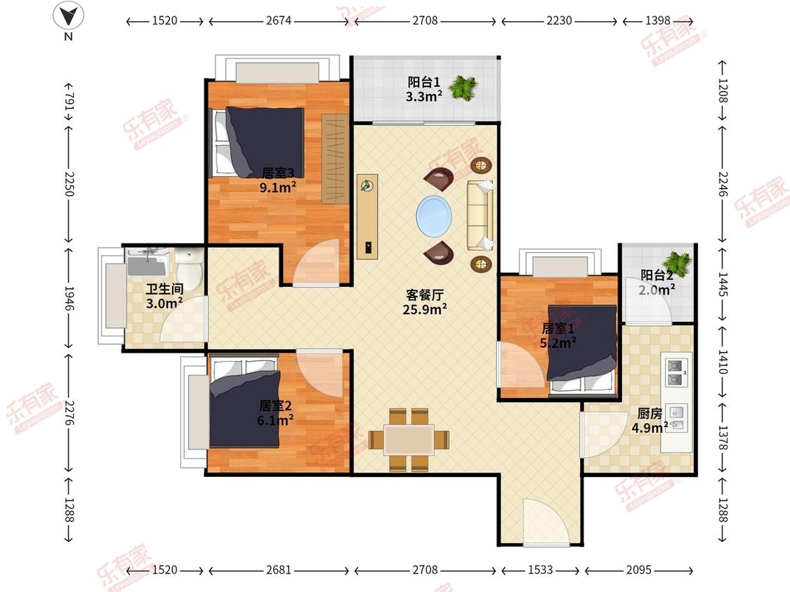 整租·悦峰华府