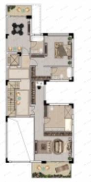 珠江东方明珠5室2厅7卫户型图
