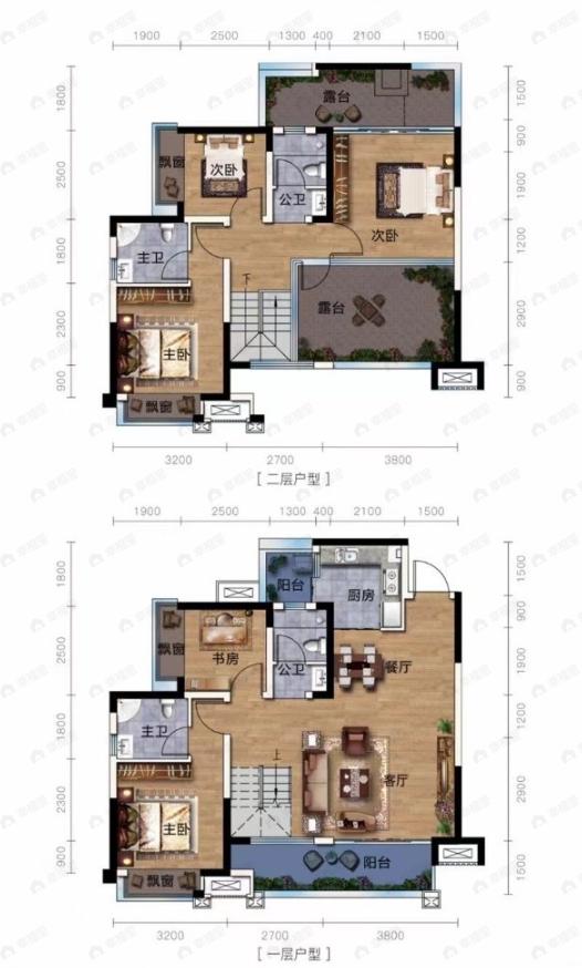 交投·新叶城5室2厅4卫户型图
