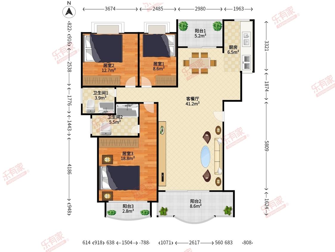 整租·中仪花园