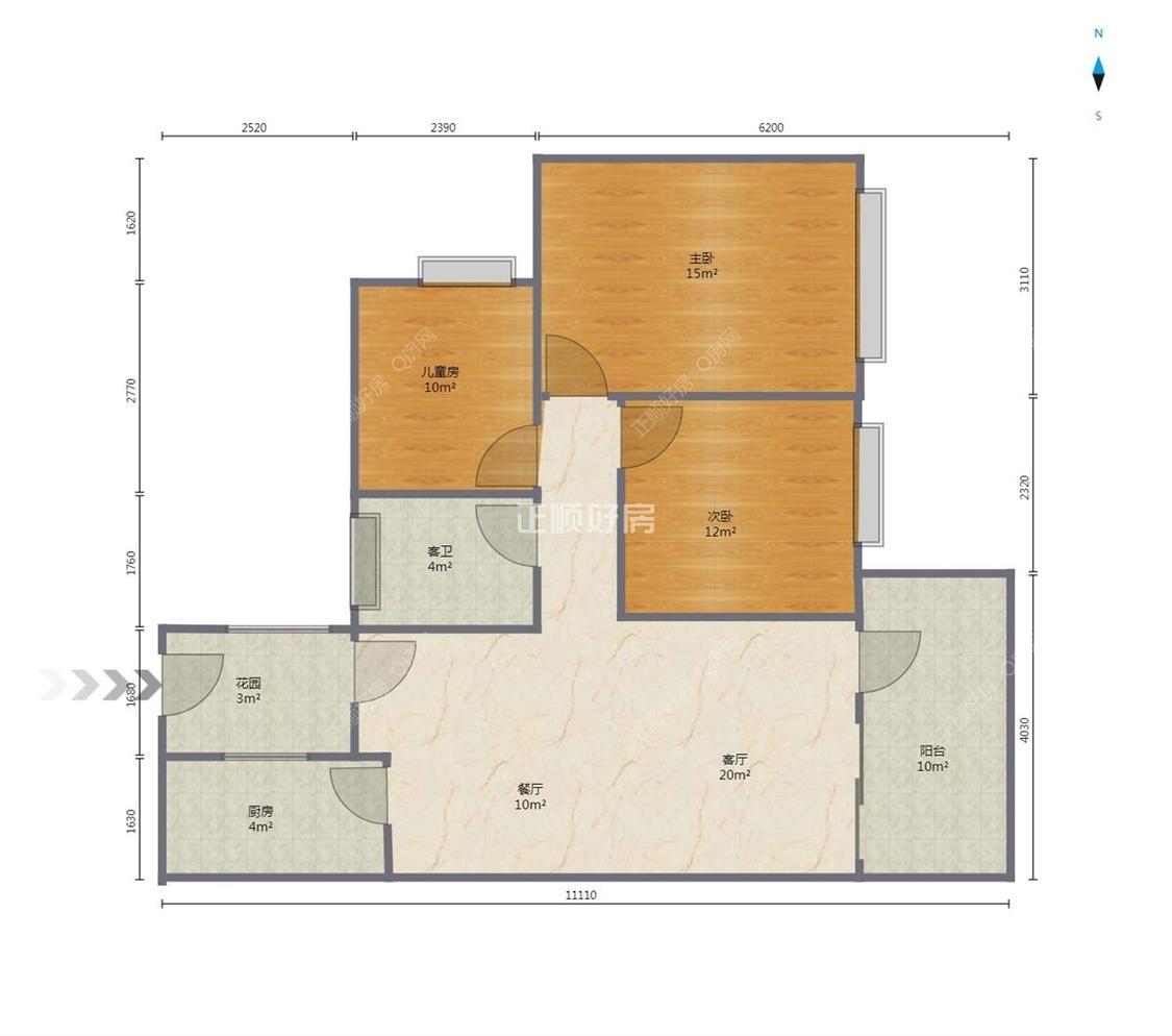 整租·时代倾城(三期)