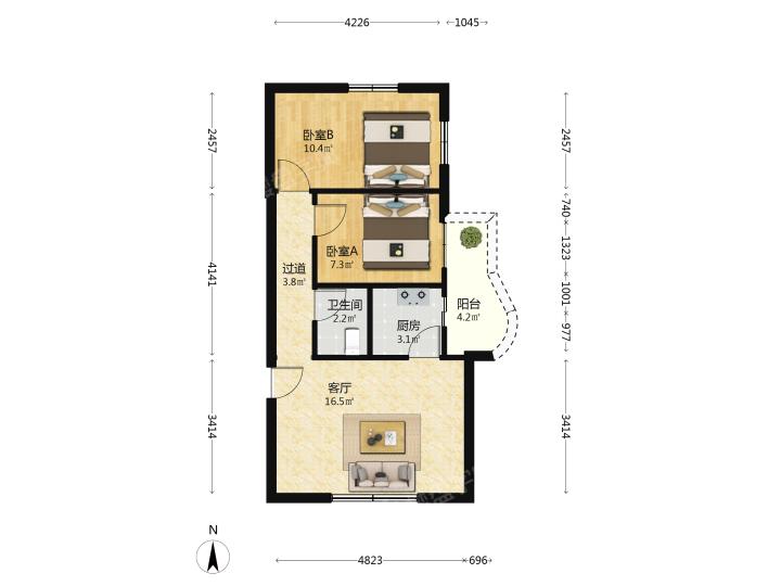 整租·悦华公寓