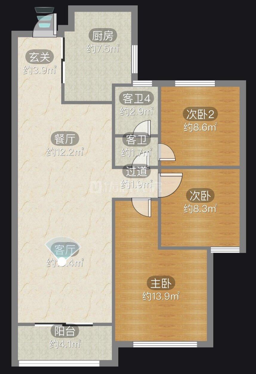 整租·天地源珺樾坊