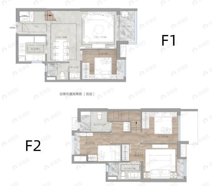 合景朗云花园4室2厅3卫户型图