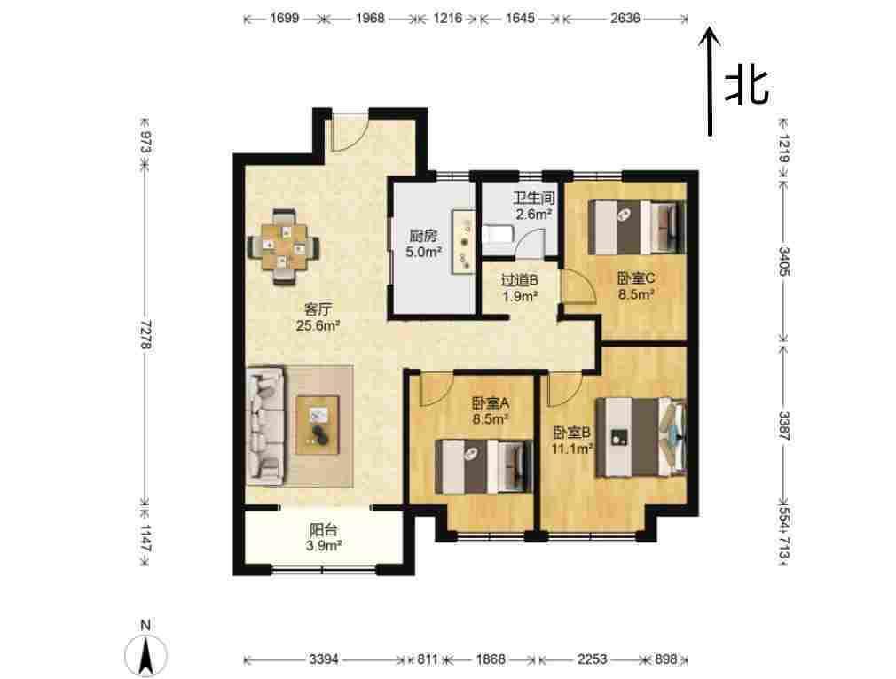 整租·锦绣城(二期朗园)