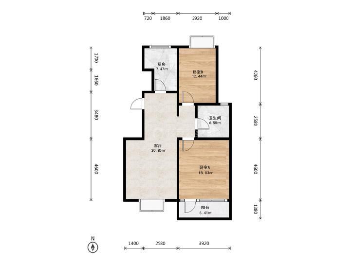 整租·北京城建琨廷(南区)