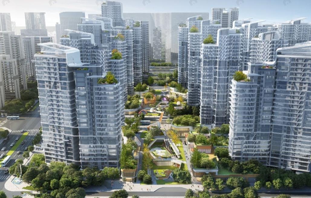 保利国贸天琴效果图