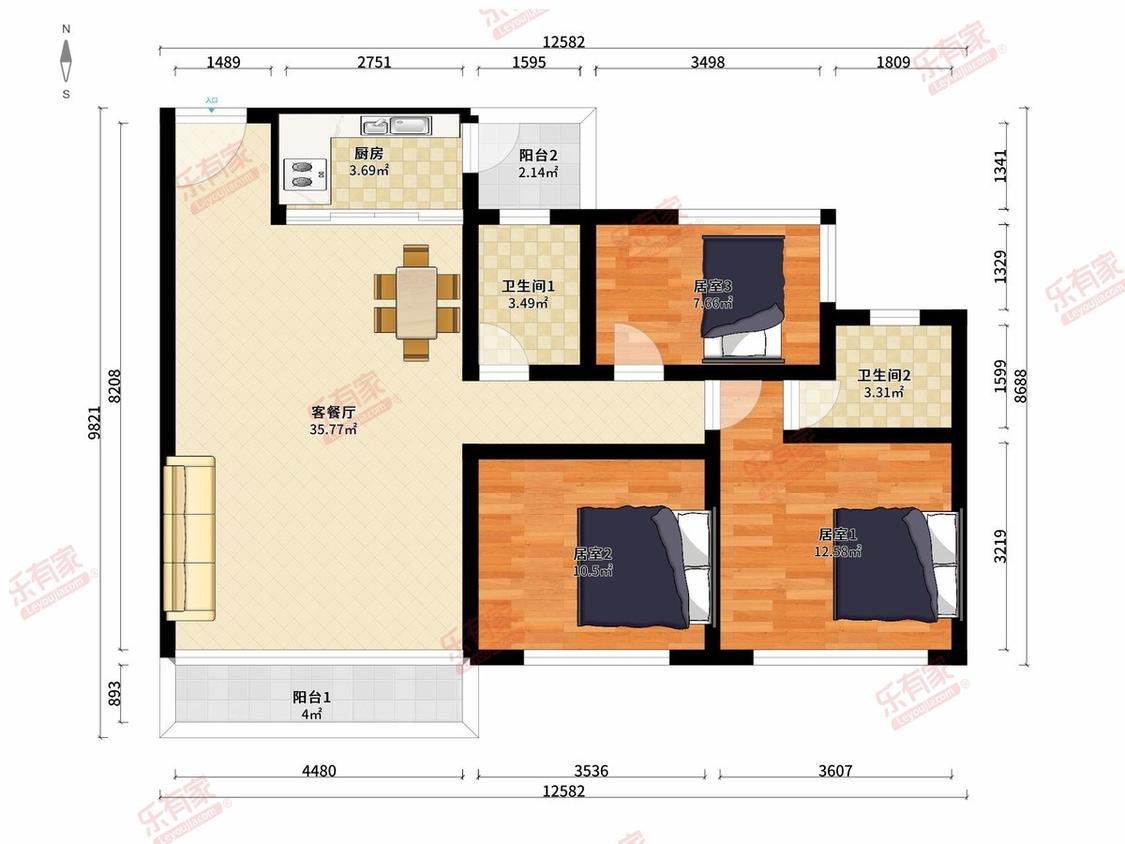 整租·合景领峰花园