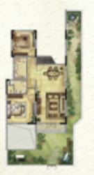 西安国际美术城2室2厅1卫户型图