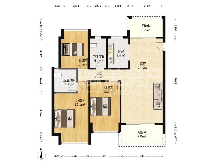 整租·沧江水岸花园