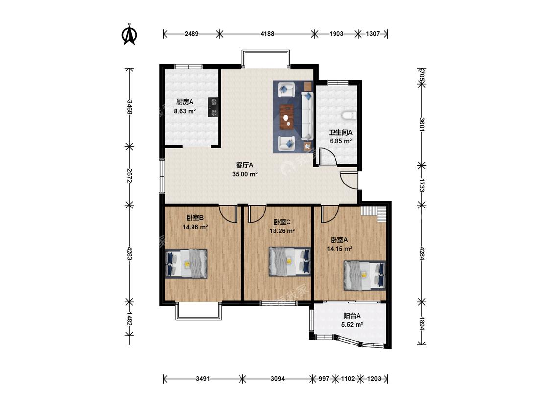 整租·万汇秀林水苑