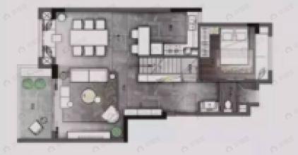 华侨城碧桂园莫奈的湖4室2厅3卫户型图