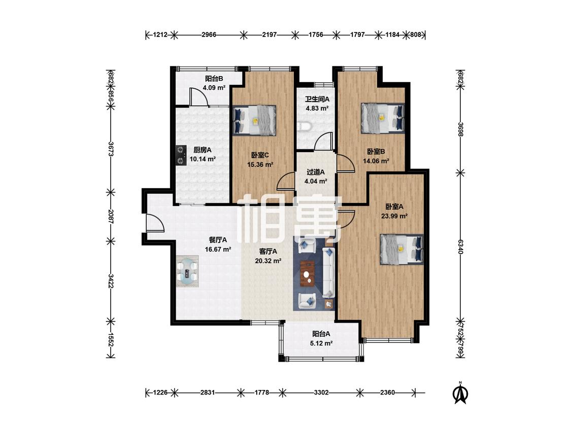 整租·康桥半岛(城中花园)