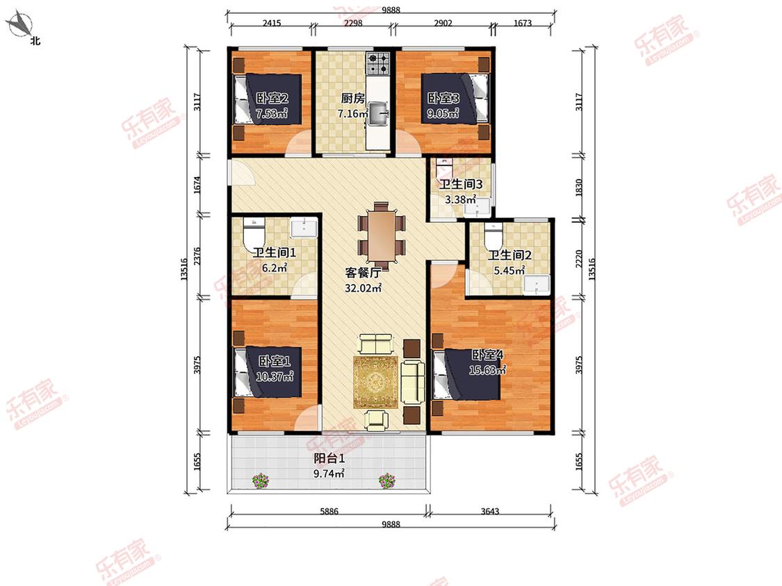 整租·万科中央公园