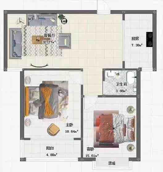 整租·金色家园西区