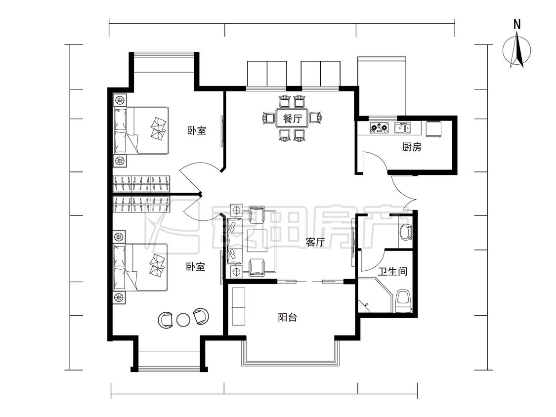 整租·天秀花园(荷塘月舍)