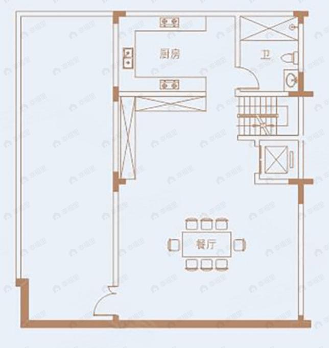 力高雍湖湾6室1厅7卫户型图
