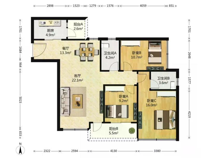 整租·鹤山新华城