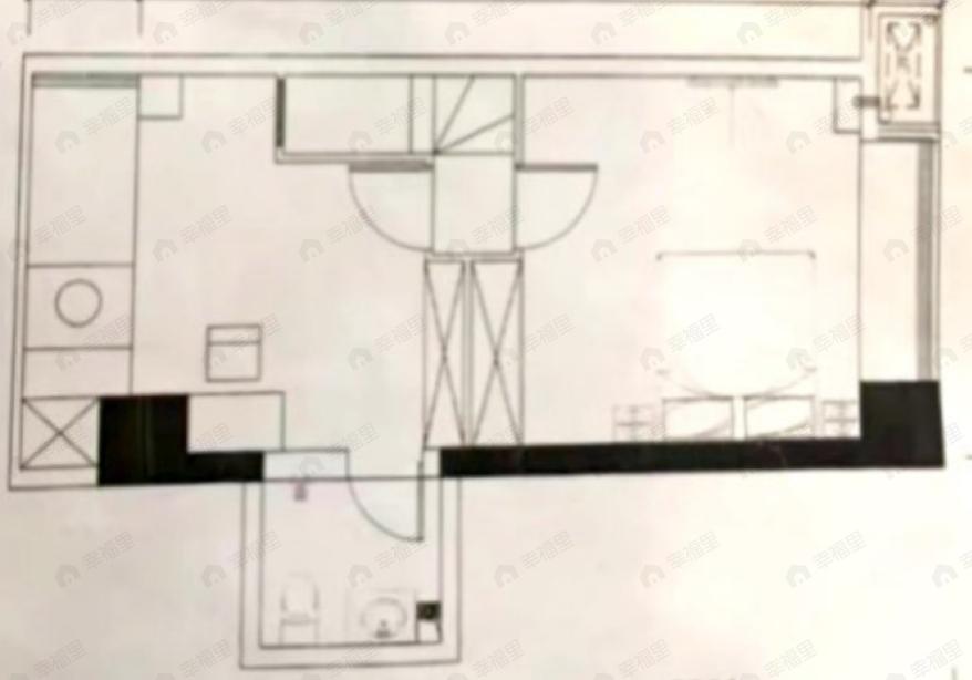 中甬优米优米2室1厅2卫户型图