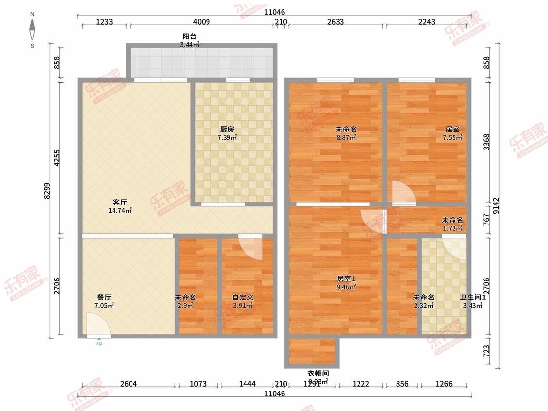 整租·富力南湖壹品