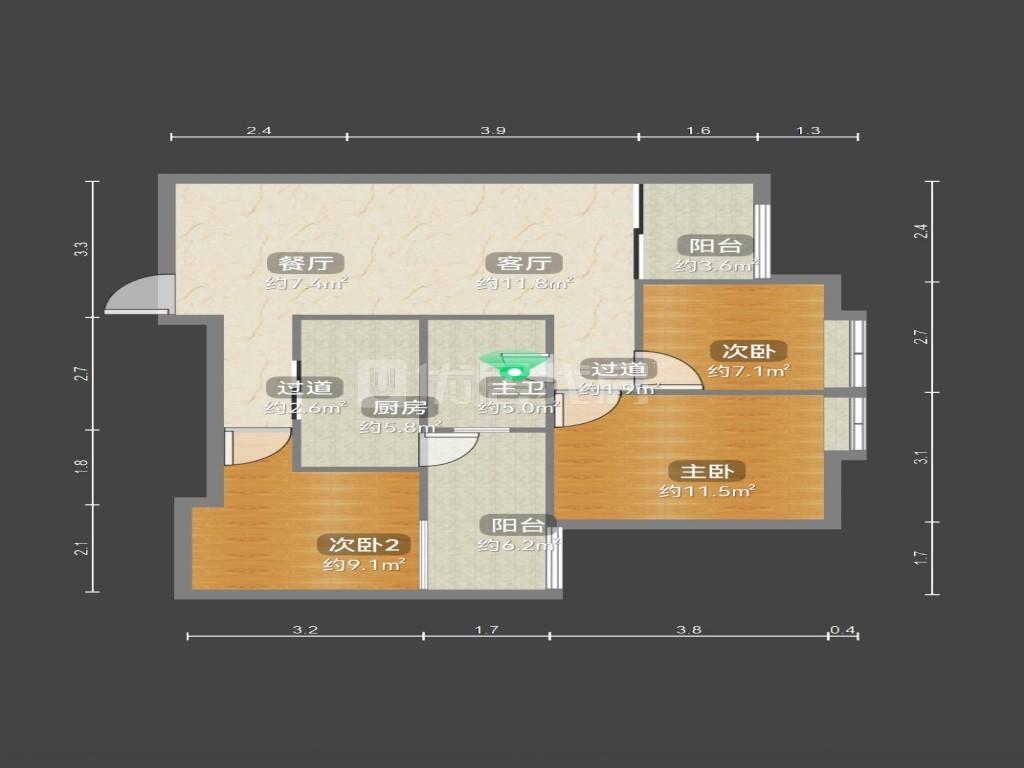 整租·盛高大城(二期）