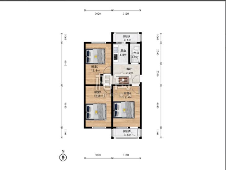 合租·首钢模式口(东里小区)