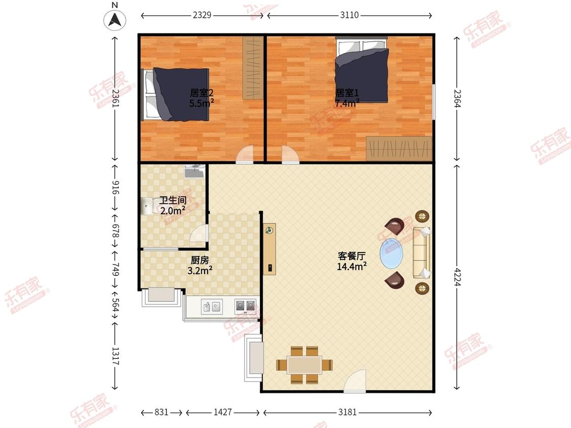 合租·园岭新村