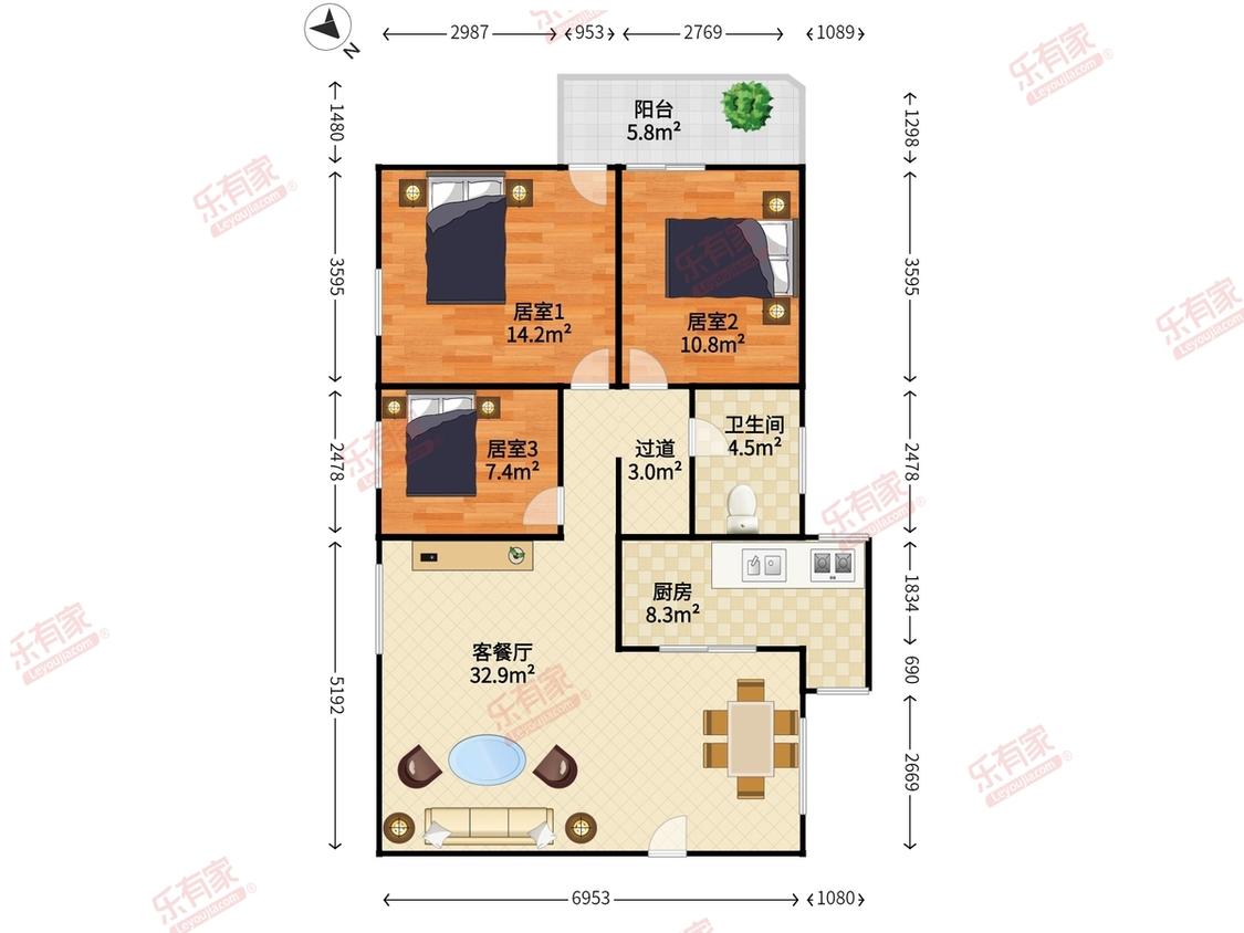 整租·景鹏大厦