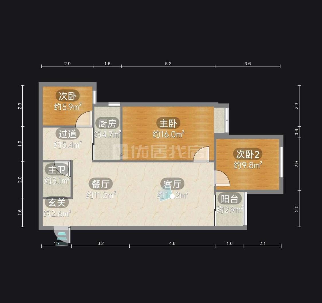整租·俊发城(金盏苑)