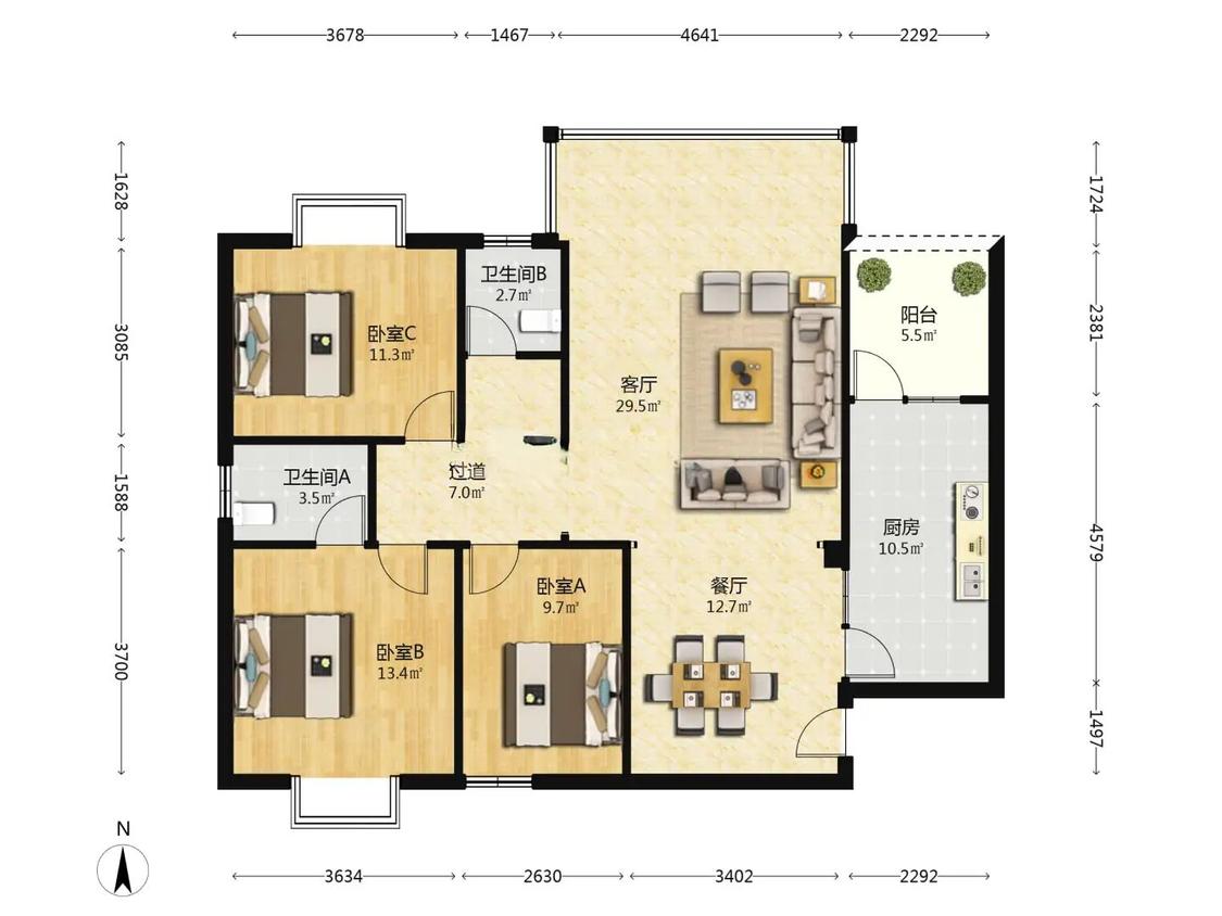 整租·中港花园