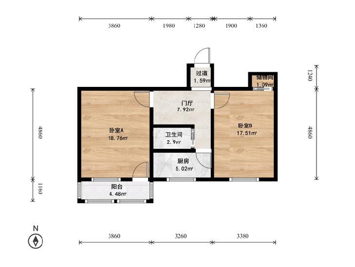 整租·百万庄南街小区