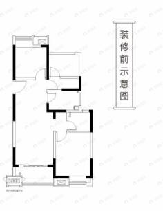 北辰观澜府3室2厅1卫户型图