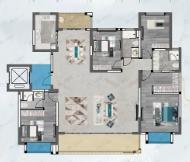 佳湖熹祥苑4室2厅3卫户型图