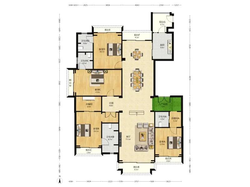 整租·星河湾半岛(三号园)