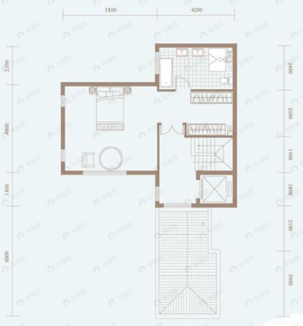 顺鑫颐和天璟4室2厅4卫户型图