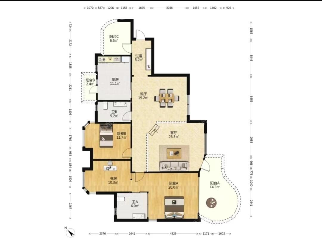 整租·龙园海湾雅苑