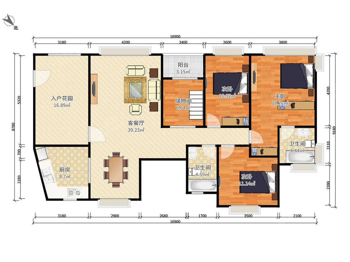 整租·凯茵新城(挪威森林)