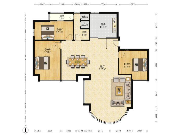 整租·华景新城(逸意居)