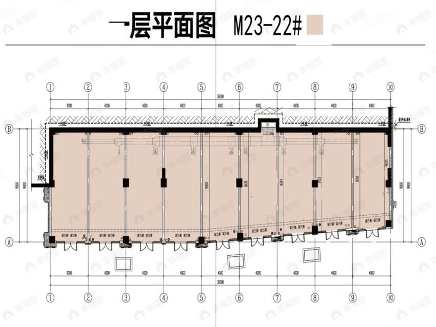 1室1厅建面40平户型图