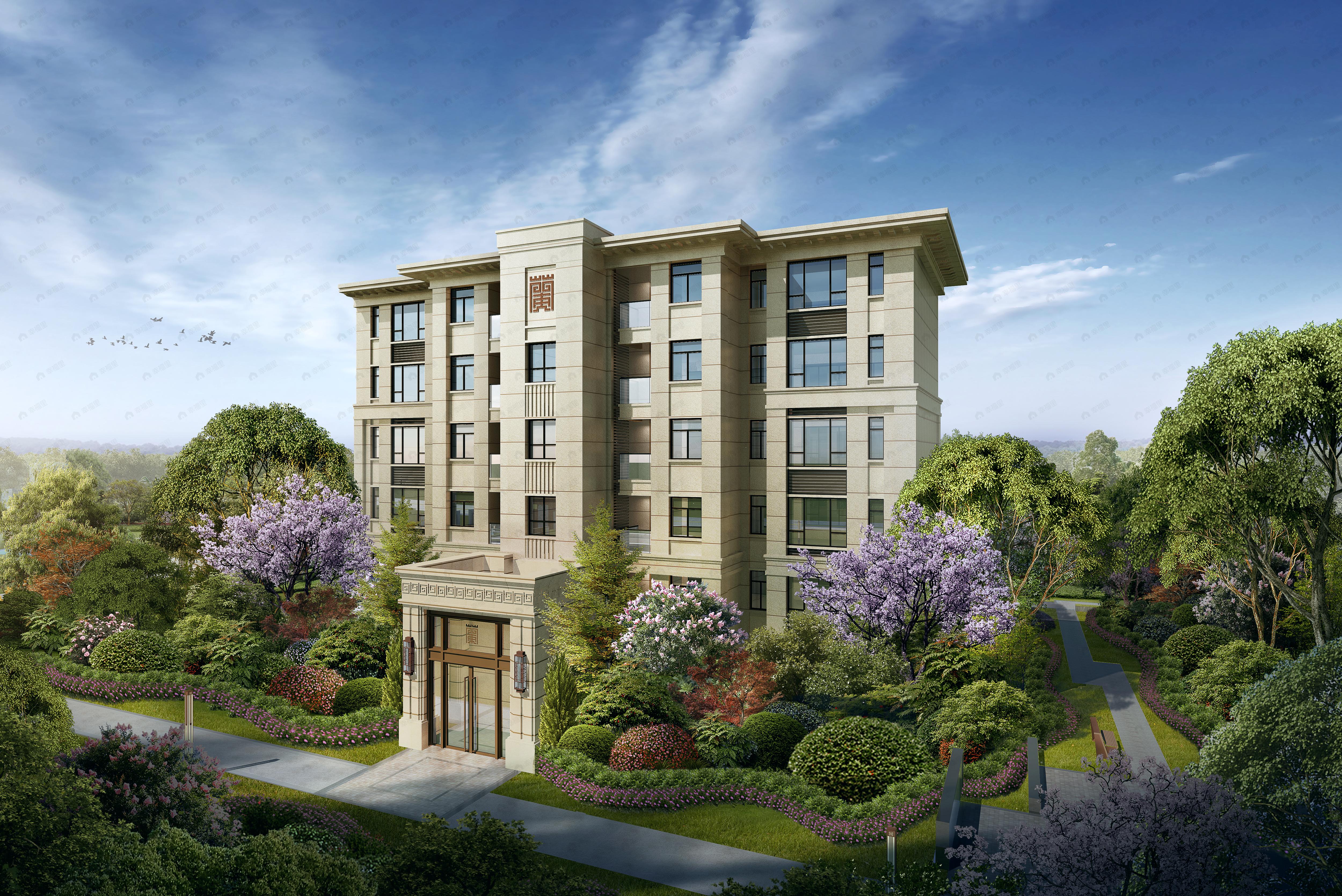 领地溪山蘭台效果图