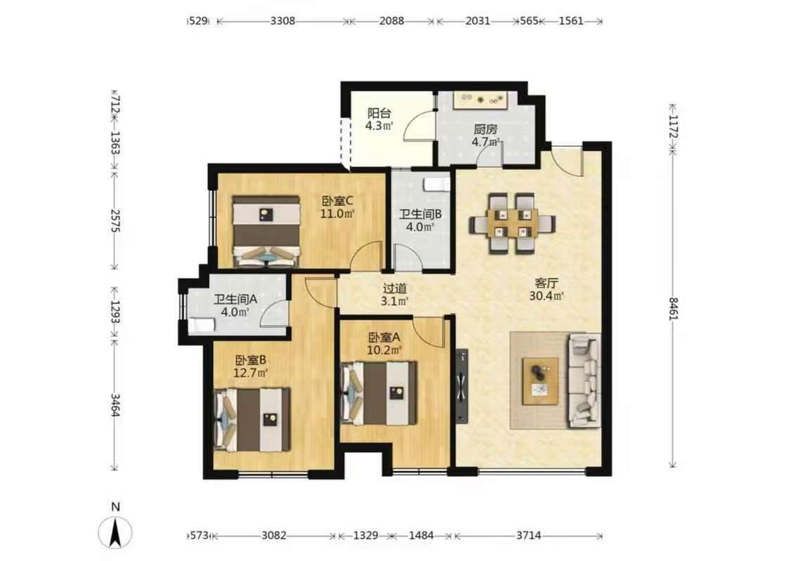 整租·美的云筑