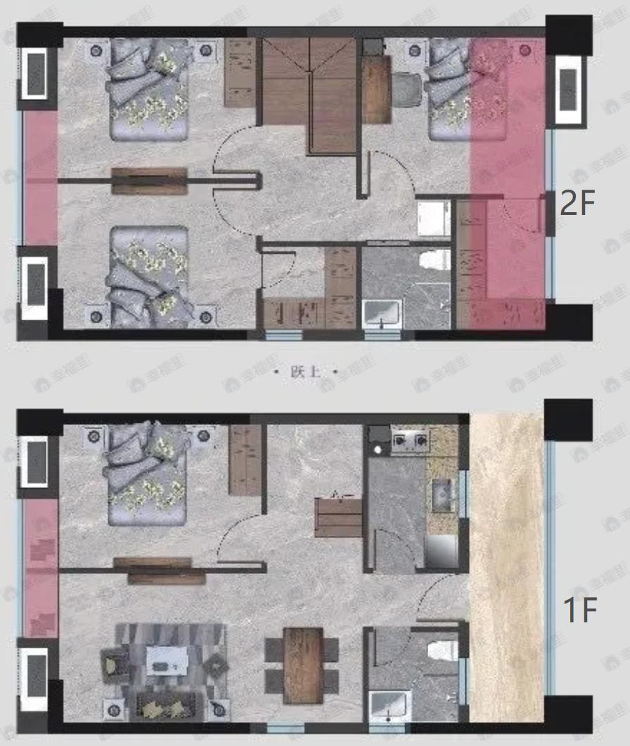 凤翔凡悦公馆4室1厅2卫户型图