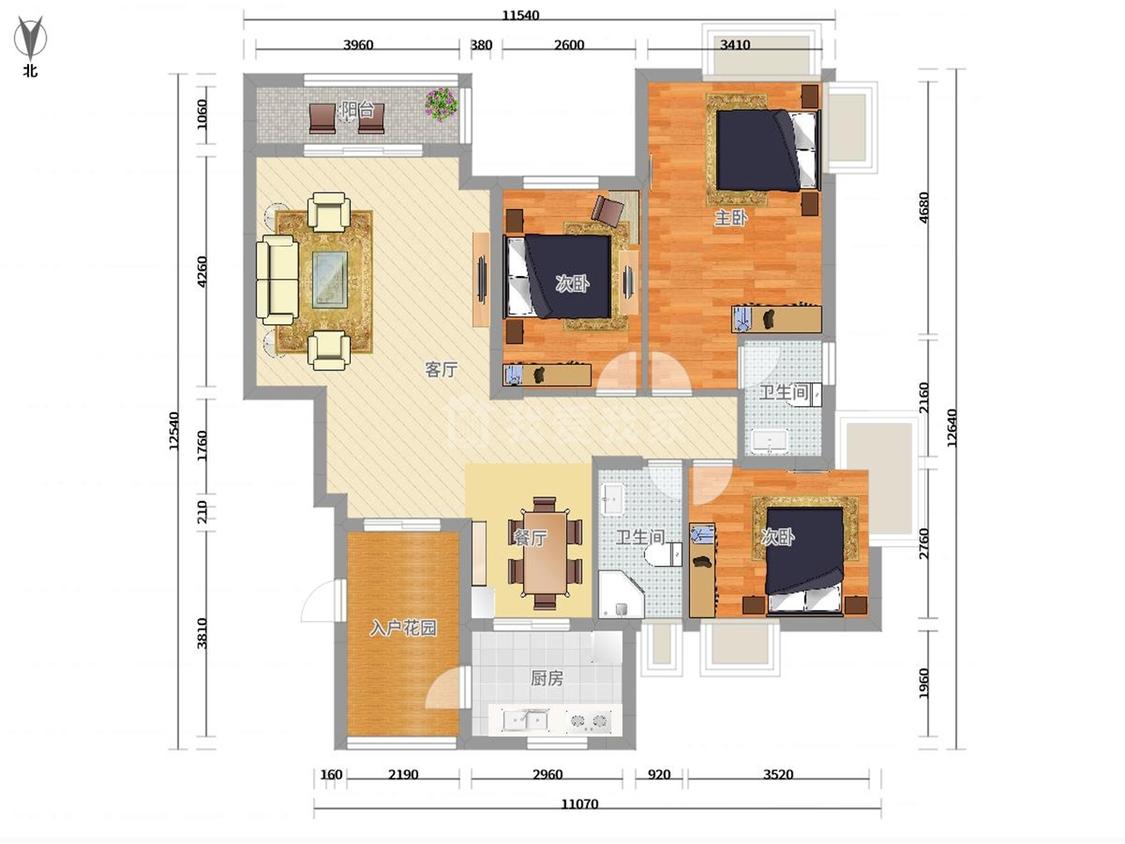 整租·太湖国际社区(花语莱茵)