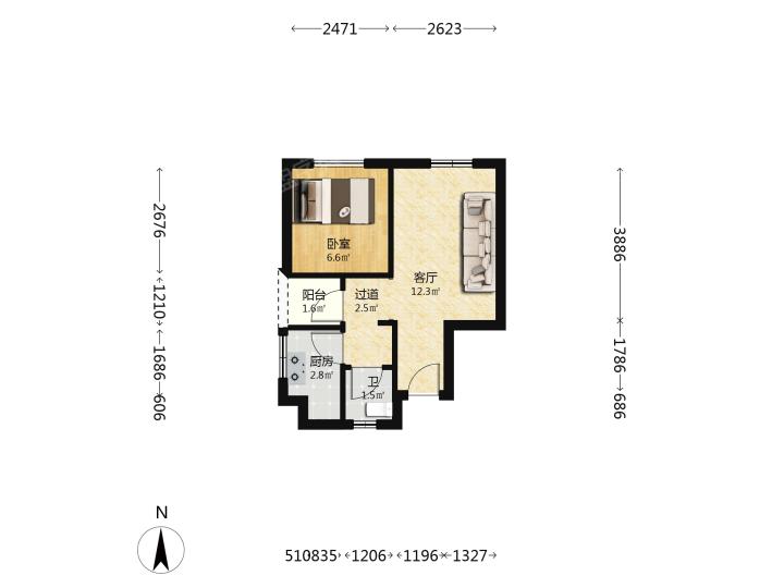 整租·华盛峰荟名庭