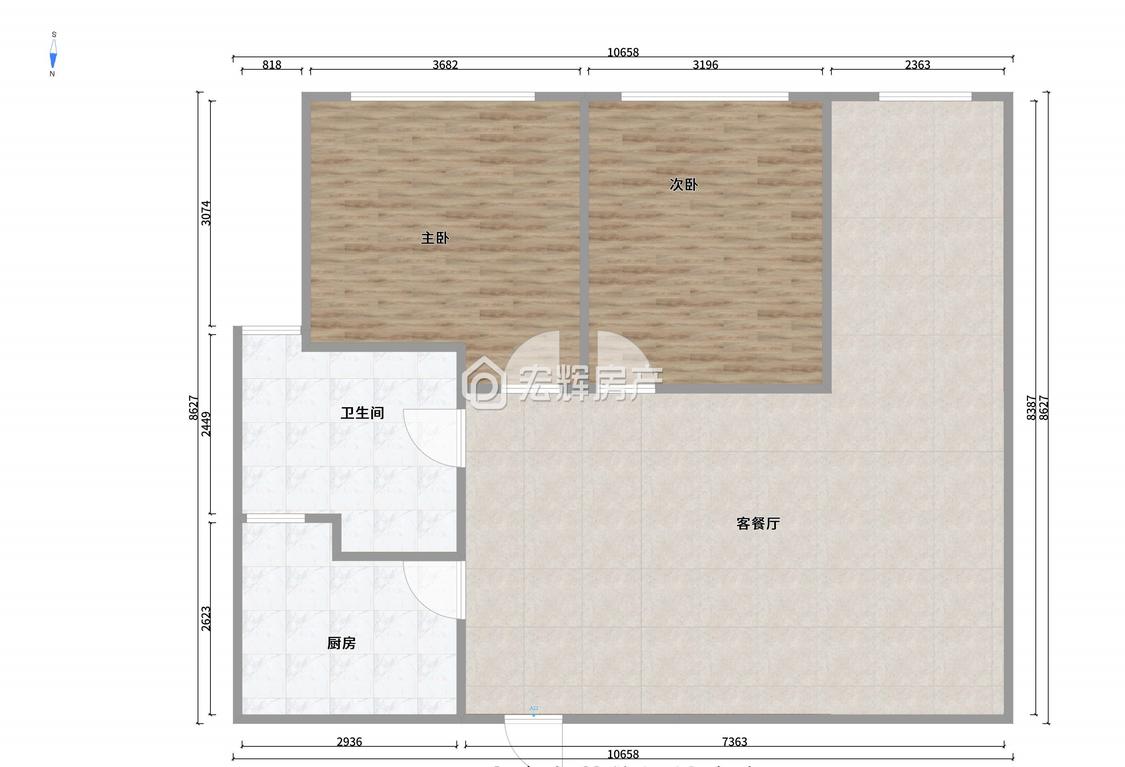 整租·天居锦河丹堤