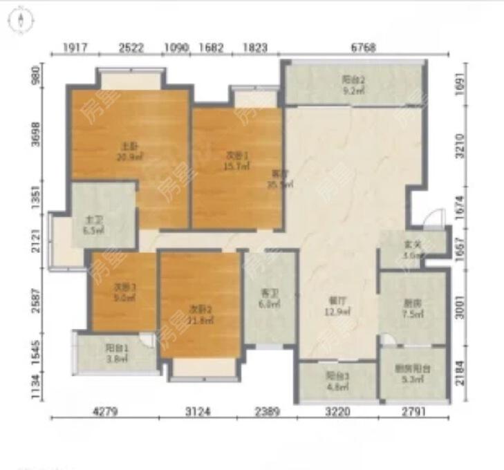 整租·中洲阳光