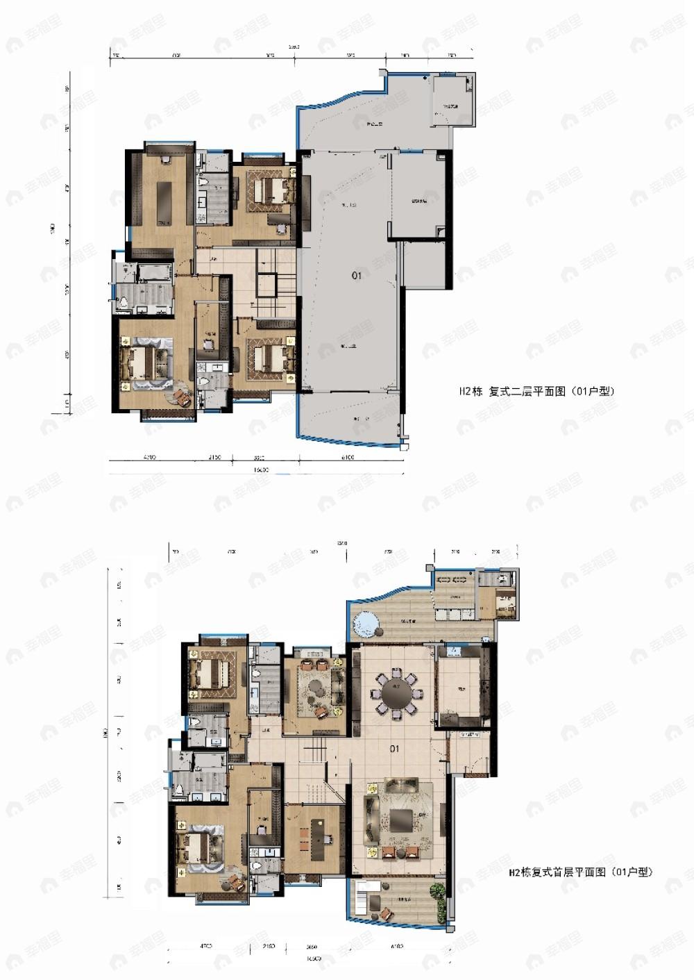 华标峰湖御境8室3厅8卫户型图