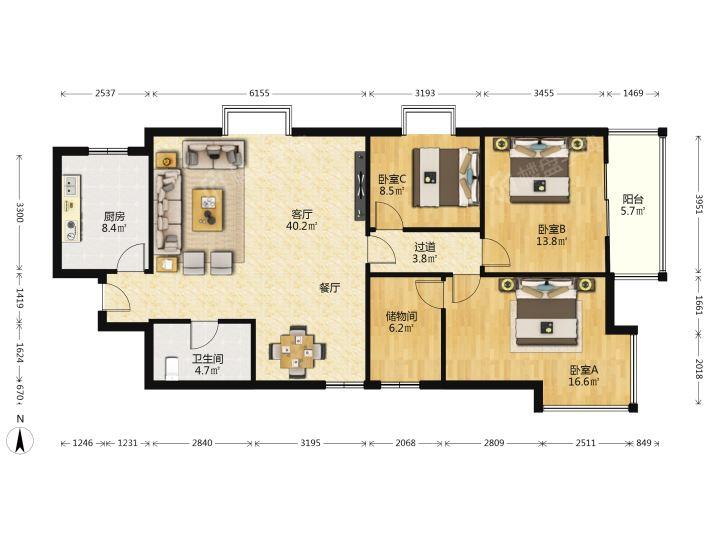 整租·金桥太阳岛